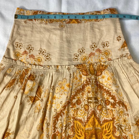 Free People Yellow Floral Maxi Skirt - Picture 12 of 14
